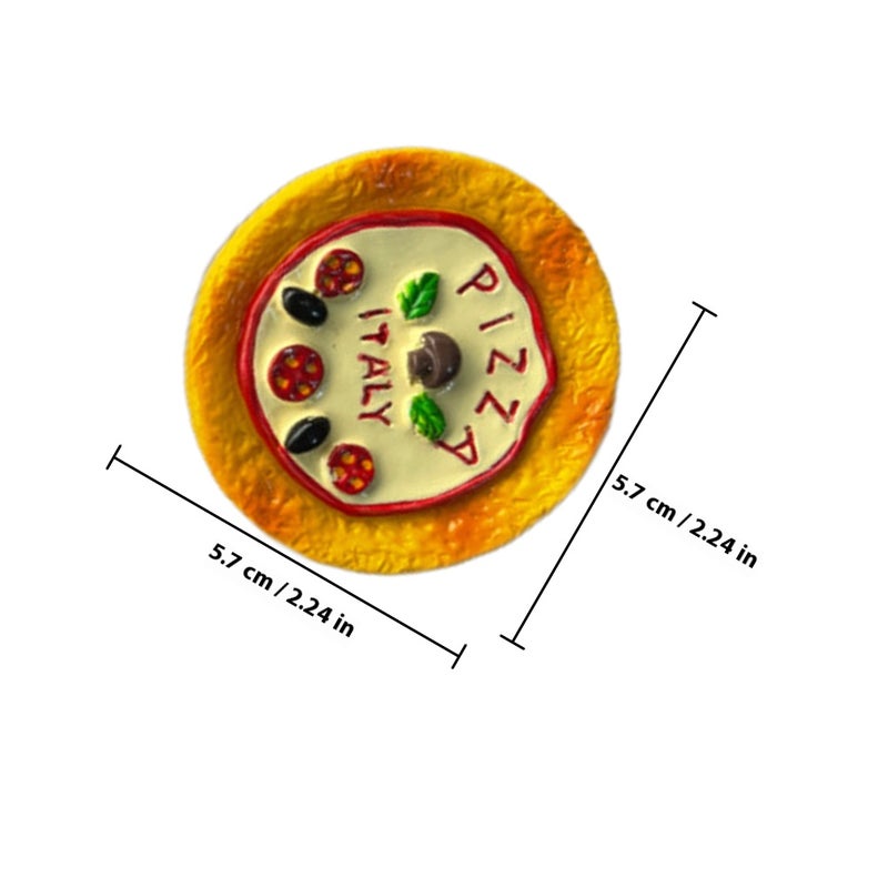 🍽️ مغناطيس ثلاجة بتصميم إبداعي بألوان متنوعة من الراتنج - Image 2