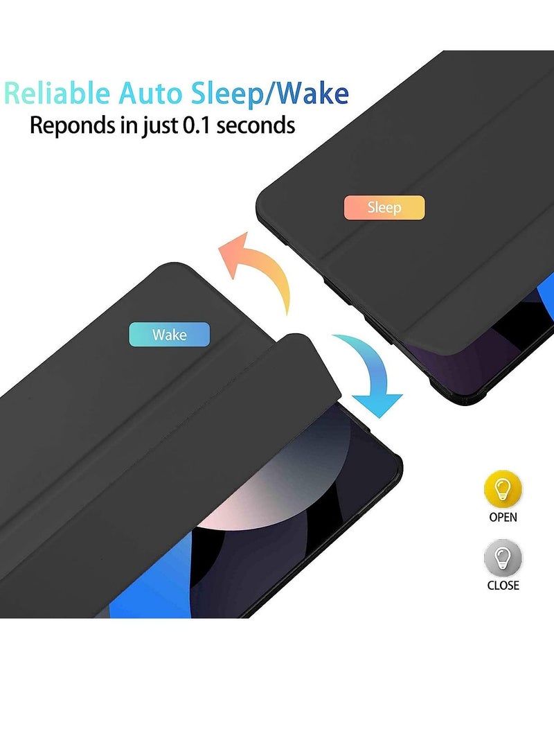 iPad Air 4 Case 2020, iPad Air 4th Generation Case with Pencil Holder [Full Body Protection + Apple 2nd Pencil Charging and Auto Wake/Sleep] Smart Stand Cover Case for iPad Air 4 10.9 (Black) - Image 4