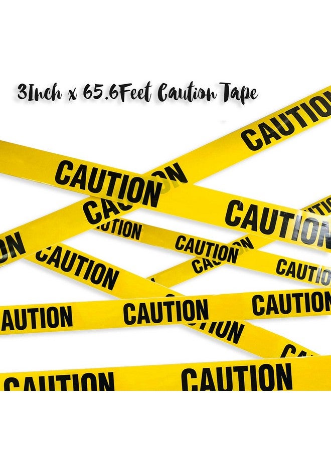 Haptda Quarantine Balloon Garland & Arch Kit 74 Pack 12Inch 5Inch Black Orange Yellow Silver Latex Balloons Strip Set With Caution Tape For Quarantine Birthday Party Decorations Construction - Image 5