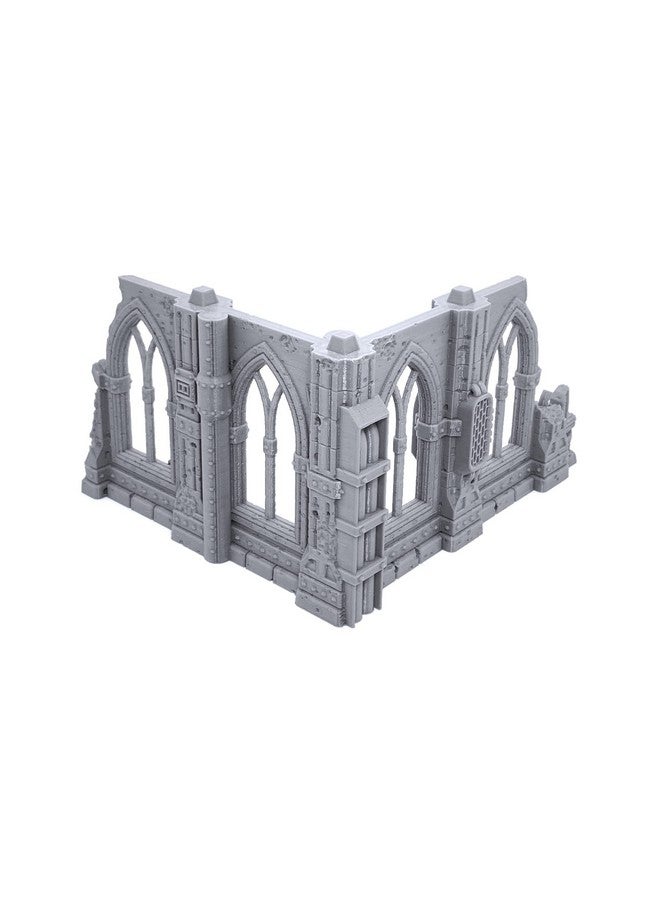 EnderToys Gothic Sci-Fi Ruins by Terrain4Print (Set B), 3D Printed Tabletop RPG Scenery and Wargame Terrain for 28mm Miniatures - Image 4