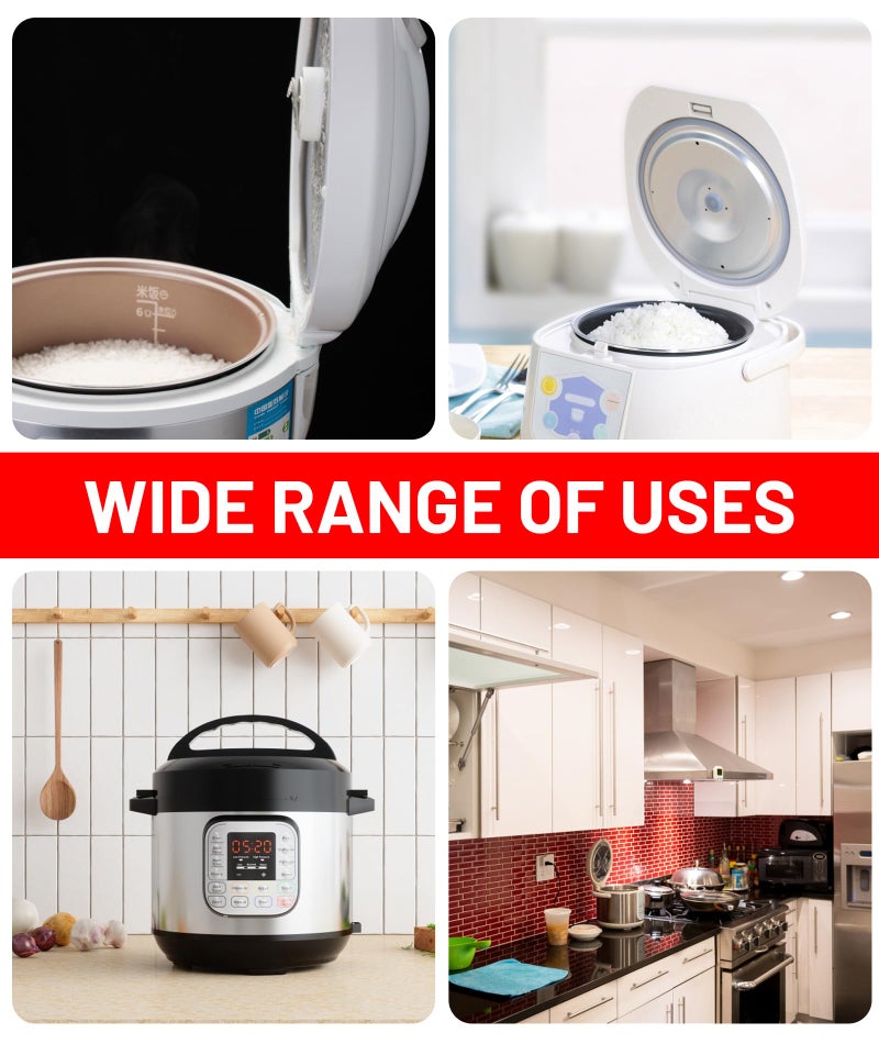 FFZDENA 2 Pcs Pot Accessories, Sealing Rings for Instant Pot, Rubber Gasket for Tiffin Lid, Compatible with 5L/6L Cooker Combo Set, Pressure Cooker Combo, Rice Pot - Image 4