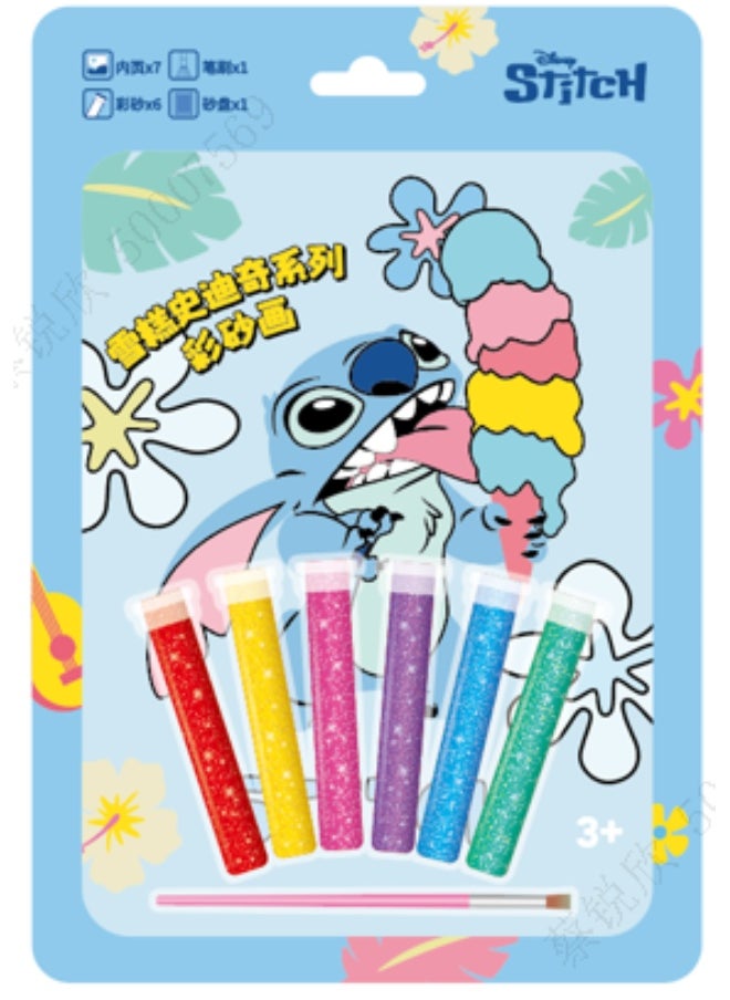 Miniso Disney Stitch Collection Colored Sand Painting Kit  - Image 1