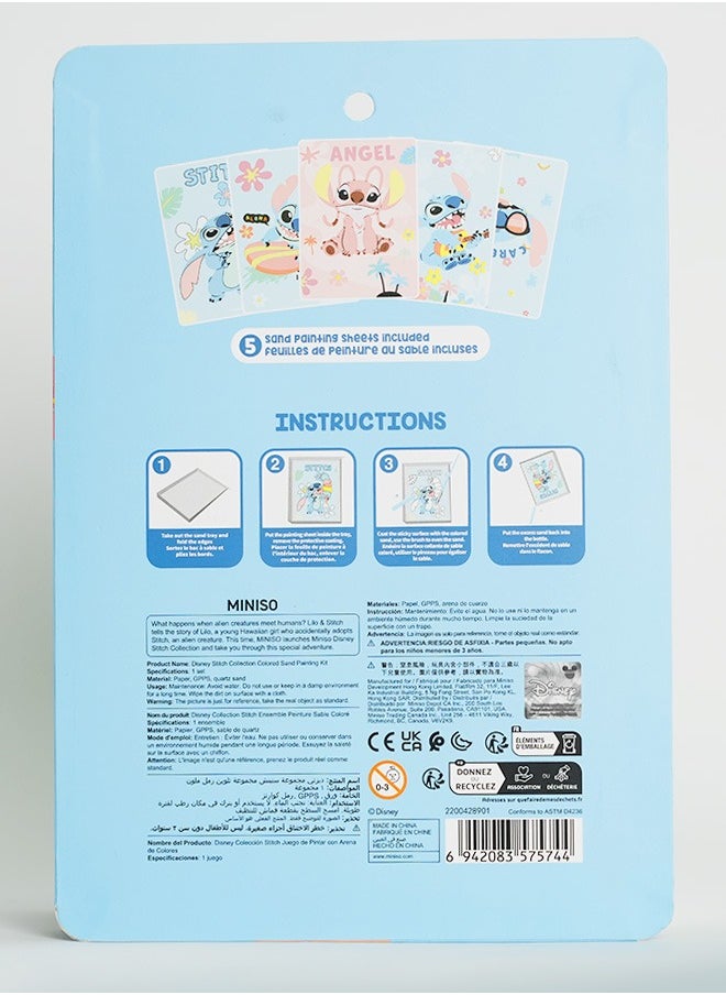 Miniso Disney Stitch Collection Colored Sand Painting Kit  - Image 4