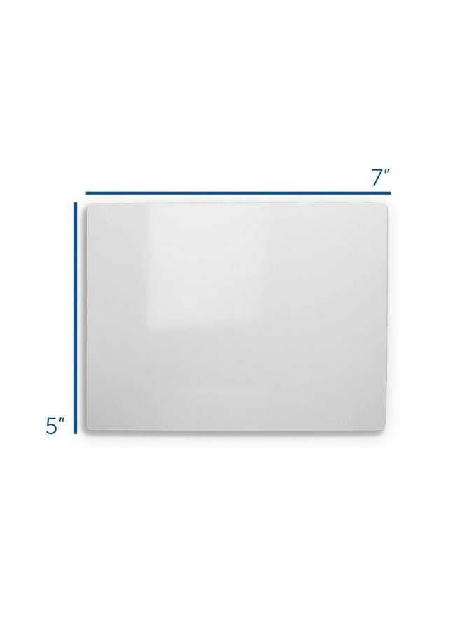 Flipside Products 5" X 7" Two-Sided Dry Erase White Boards, Classroom Pack, Double Sided Lapboard For Class, Reusable For Group Participation - 12 Pack  - Image 4