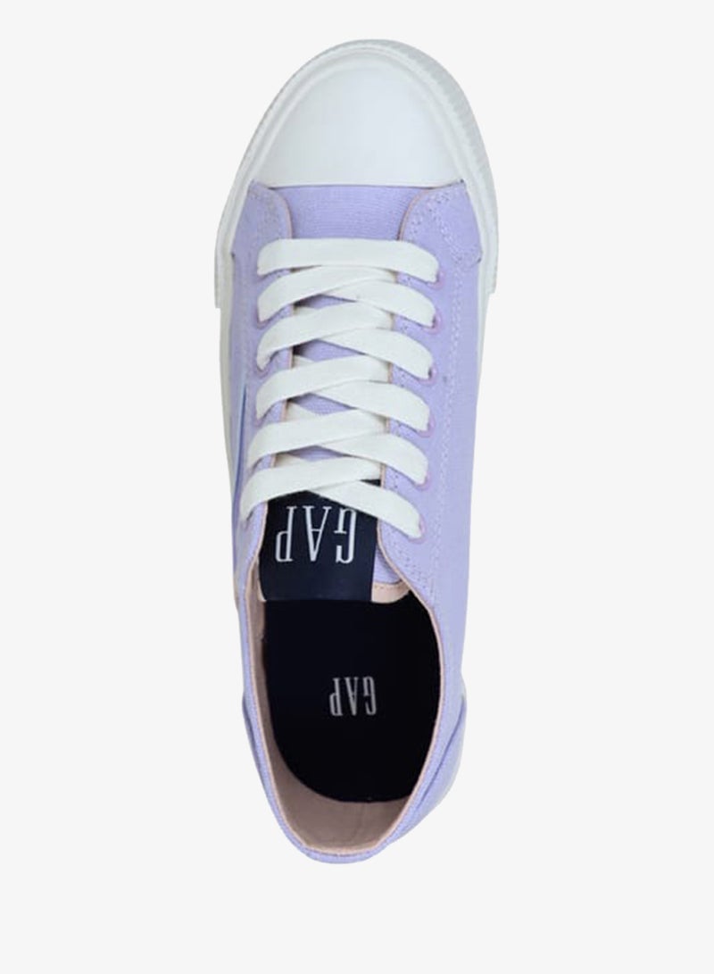 GAP Women's Logo Detail Sneakers with Lace-Up Closure - BALTIMORE II - Image 4
