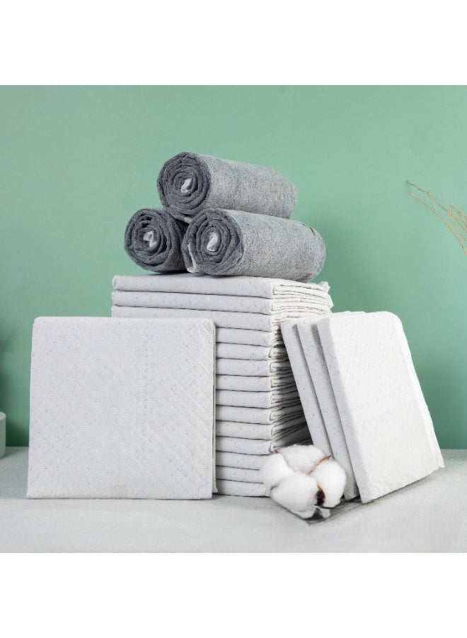 ضمادات حيوانات أليفة قابلة للاستخدام لمرة واحدة فائقة الامتصاص، ضمادات تدريب للكلاب والقطط من ألياف الخيزران المكربن، ضمادات حيوانات أليفة مضادة للروائح سريعة التجفيف ومقاومة للتسرب (60*60 سم، 40 قطعة) - Image 2