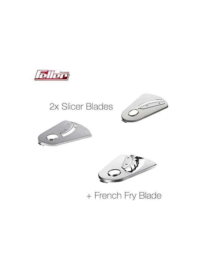 Feller Germany 700W Multi-functional Food Processor with 9 Blades, 1.8L Blender, Citrus Juicer, French Fry Disk, Dough Maker Blade, Emulsify Disk, Spatula, FPB200, 2Y Guarantee-UAE Version (White) - Image 3