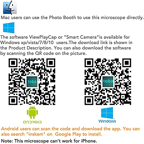 Tobo USB Microscope Camera 40X to 1000X, Cainda Digital Microscope - Image 5