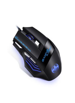 GAMING BLOODBAT GM02 7 Keys USB Wired Optoelectronics Game Mouse Digital Respiratory Lights Mouse