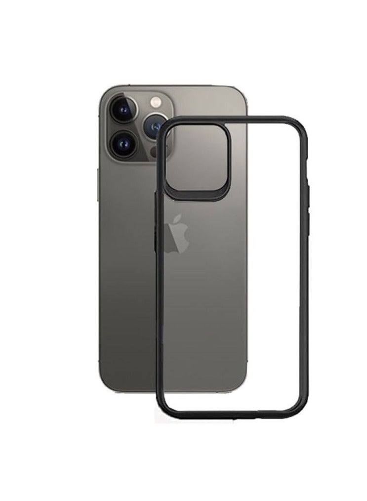 ماجيك ماسك Magic Mask ماجيك ماسك Q- Series جراب ظهر لهاتف أيفون 12 برو ماكس - أطار أسود - Image 2