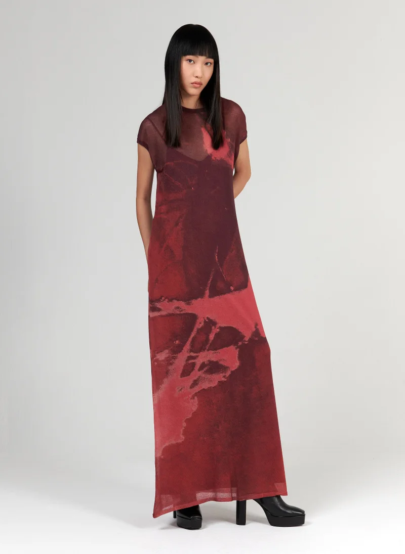 leem Gradient Printed Dress