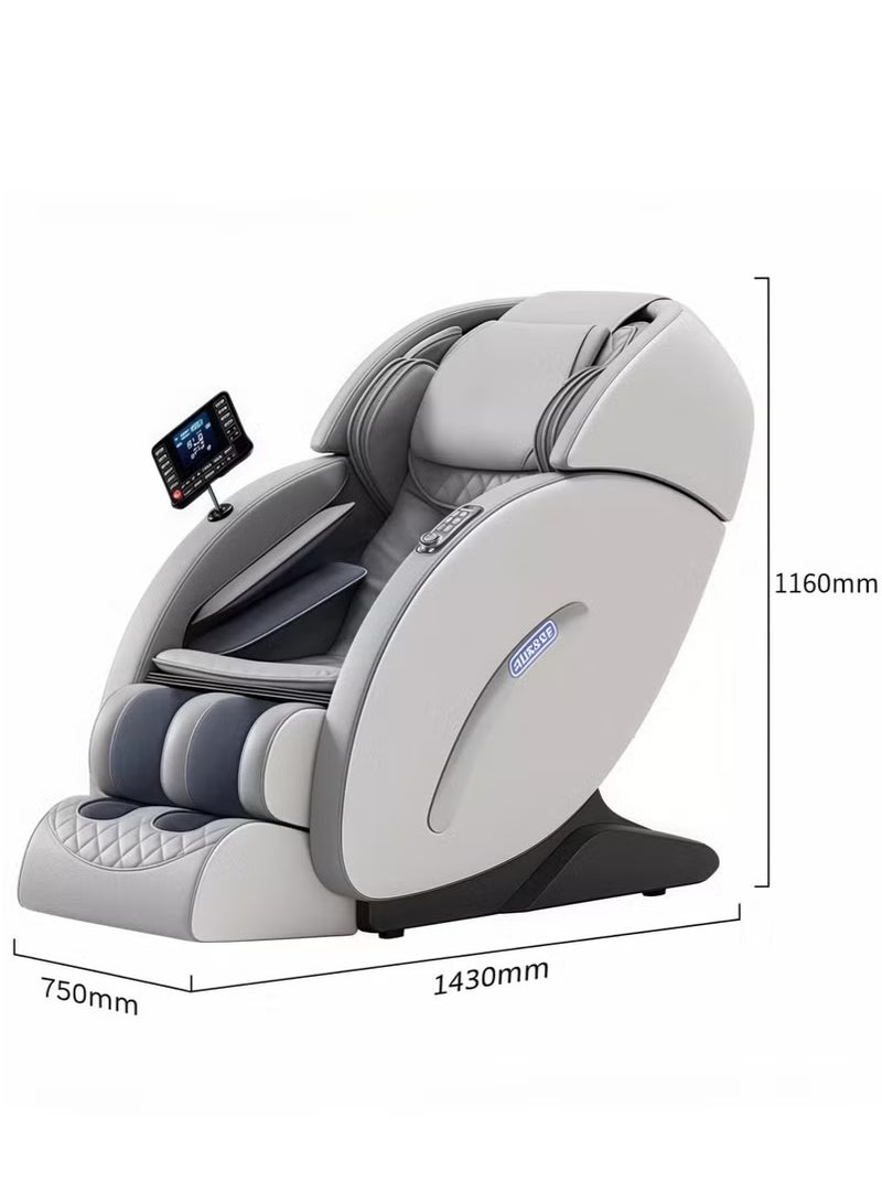 كرسي تدليك كامل للجسم، كرسي استرخاء بدون جاذبية مع تمارين اليوجا، مسار SL، وسائد هوائية، تدفئة، شاشة تعمل باللمس، وتدليك القدمين - Image 2