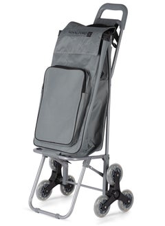 Royalford Shopping Trolley Bag with Wheel 34L  - Image 1