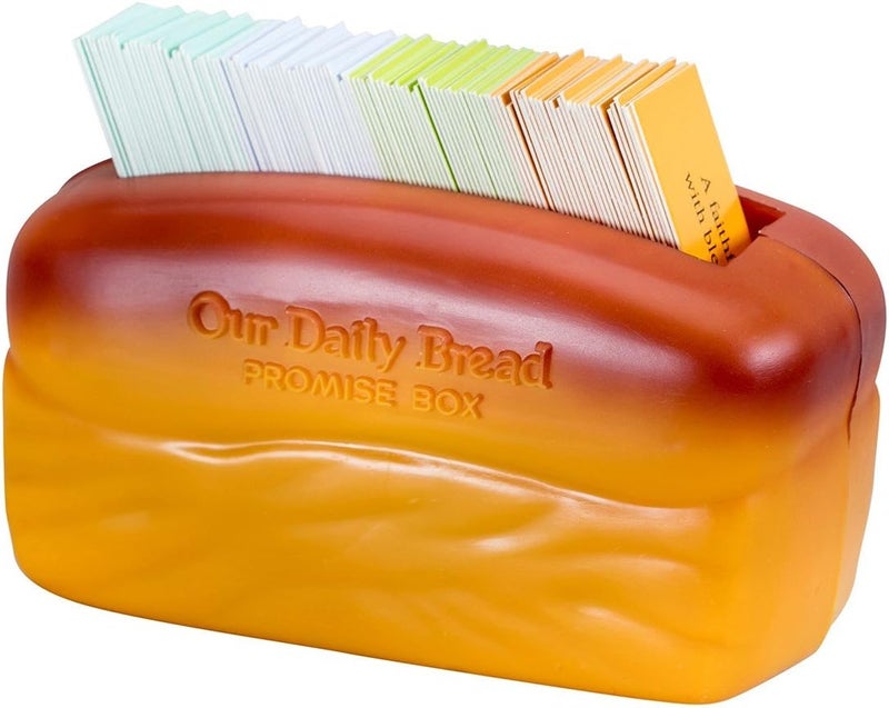 DaySpring Our Our Daily Bread Promise Box with Scripture Cards 4 14 x 2 14 x 2 Brown  T9651 - Image 2