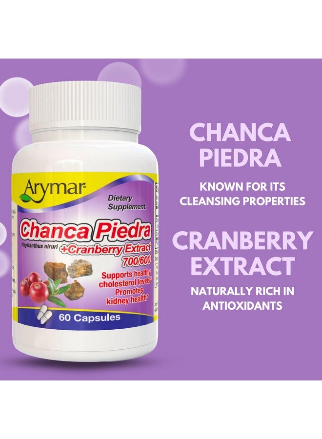 Arymar Chanca Piedra with Cranberry - Herbal Support for Urinary Wellness & Kidney Function (60 Capsules) - Image 5