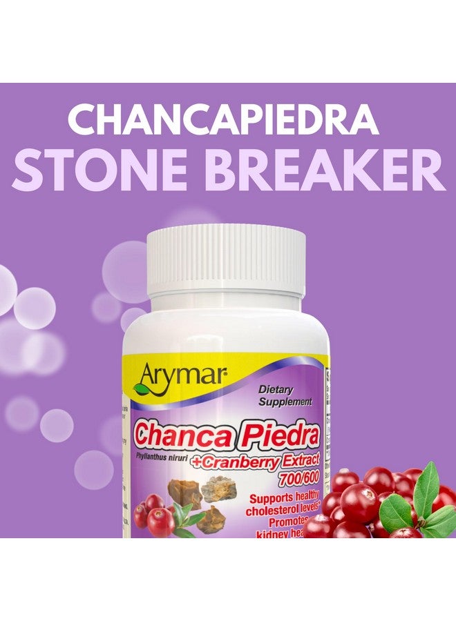 Arymar Chanca Piedra with Cranberry - Herbal Support for Urinary Wellness & Kidney Function (60 Capsules) - Image 3
