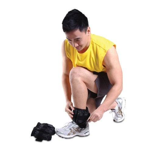 CAP Barbell Adjustable Ankle Weights,10-Pound , Black - Image 3