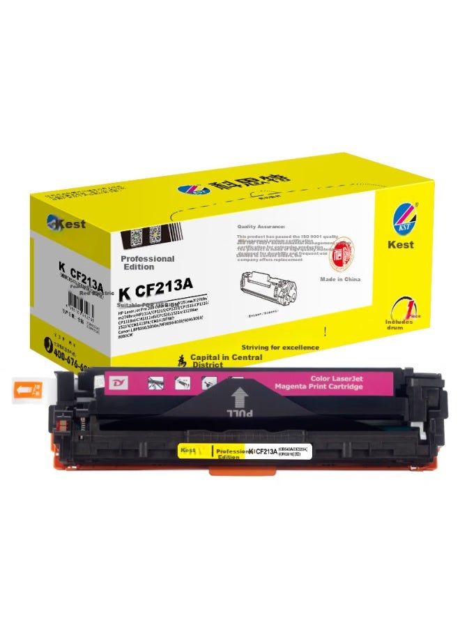 Kst K Cf213a Toner Cartridge, Red , 1400 Pages, Professional Versio - Image 1