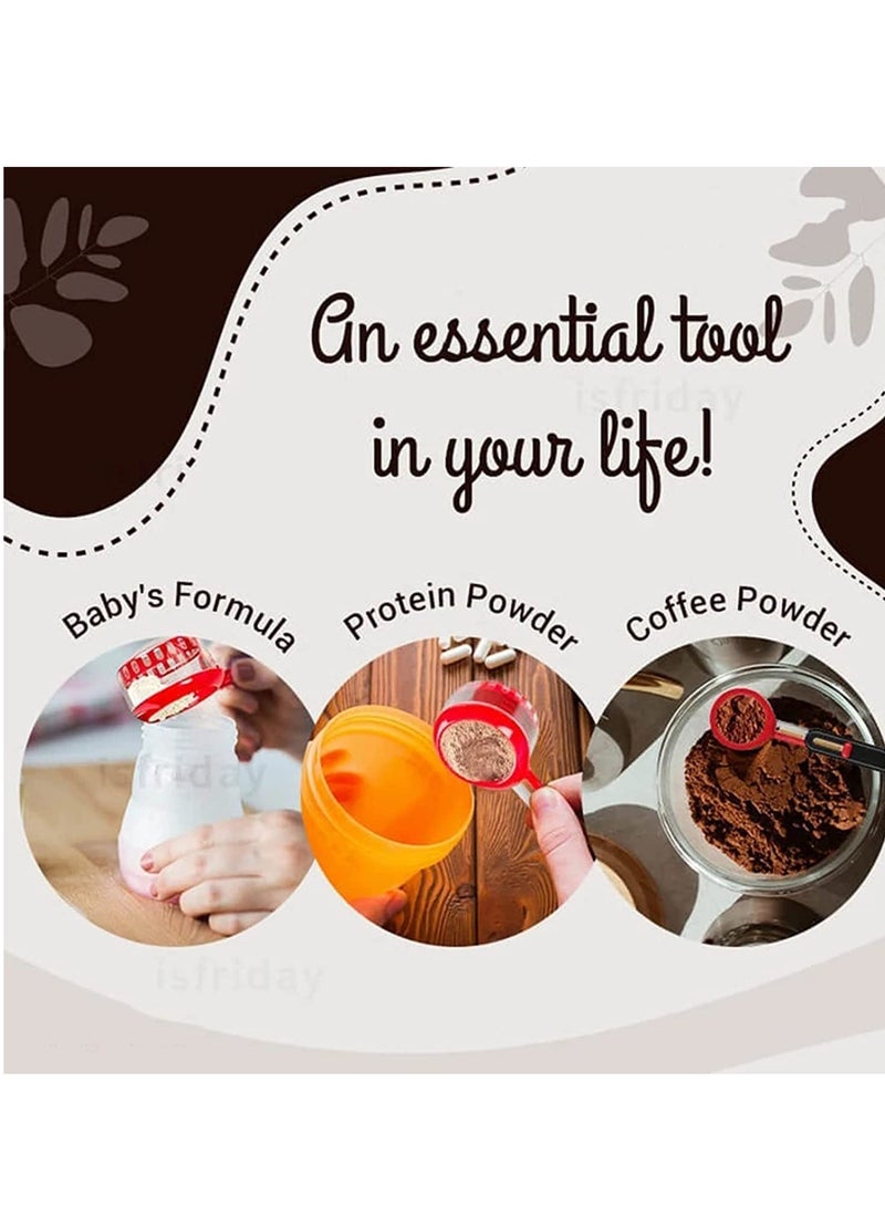 Excefore Coffee Measuring Scoop, Adjustable Volume Tablespoon Measure Spoon with Long Handles for Easy Access to Coffee Protein Powder Tea Sugar and Milk,Suitable for Cafe Shop Home Kitchen Office (Black)  - Image 5
