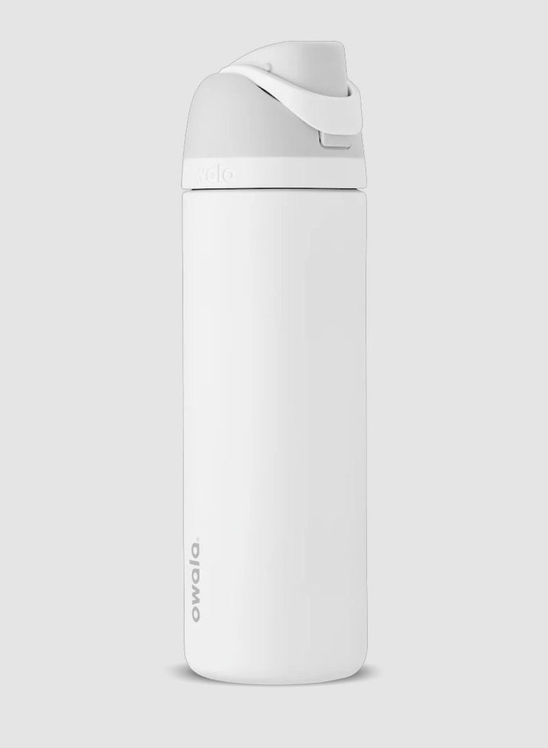 24OZ FreeSip 710 Insulated Stainless Steel Water Bottle with Straw – Insulated Water Bottle Keep Cold 24H, Leak-Proof