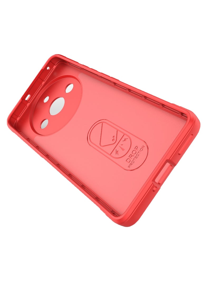 Magic Shield Anti Fall Soft Smooth Touch Realme 11 Pro Plus 5G Phone Case Silicone Shockproof Thin Cover (Lavender) - Image 5