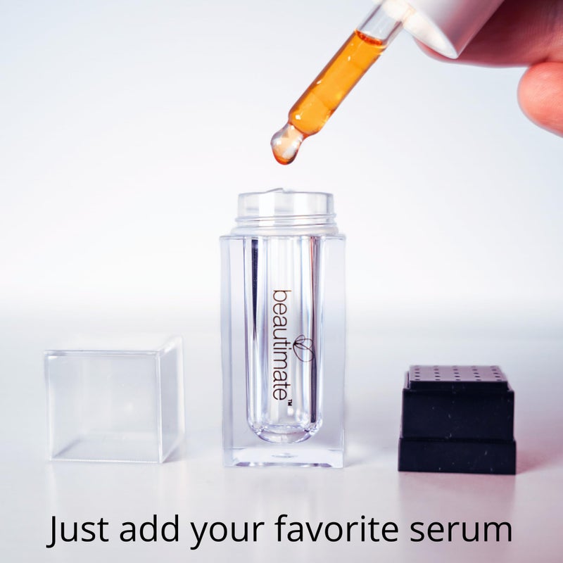beautimate أداة بيوتي ميت هيدرا ستامب - أداة ديرما ستامب وحقن سيروم - أداة للعناية بالبشرة للاستخدام المنزلي - للوجه والشعر واللحية - 0.25 مم - Image 3
