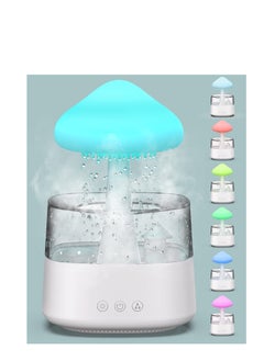 Rain Cloud Humidifier Water Drip, Rain Cloud Sleep Aid air humidifier, Rain Cloud Diffuser, Cloud Humidifier Rain Drop for Sleeping, with 7 Colors for Sleeping Relaxing