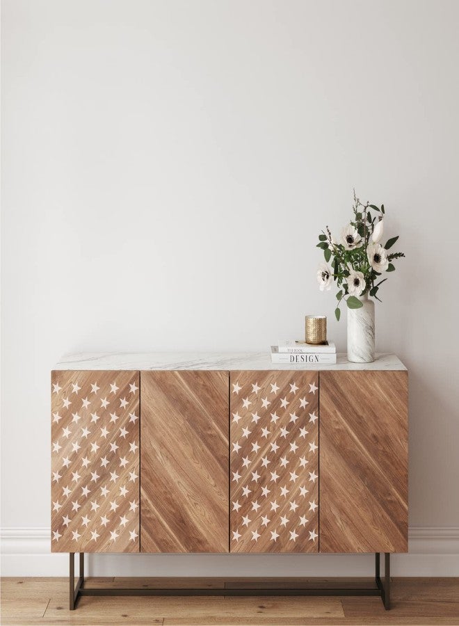 آي لايك ذات لامب قالب استنسل العلم الأمريكي (عبوة من قطعتين)، 50 نجمة لرسم علم الولايات المتحدة الأمريكية على الخشب/الحائط/المعدن/الفولاذ/الكورنهول/السقيفة/المنصة، مقاسين (كبير وصغير)، قوي وقابل لإعادة الاستخدام، صنع في أمريكا بواسطة شركة صغيرة - Image 5