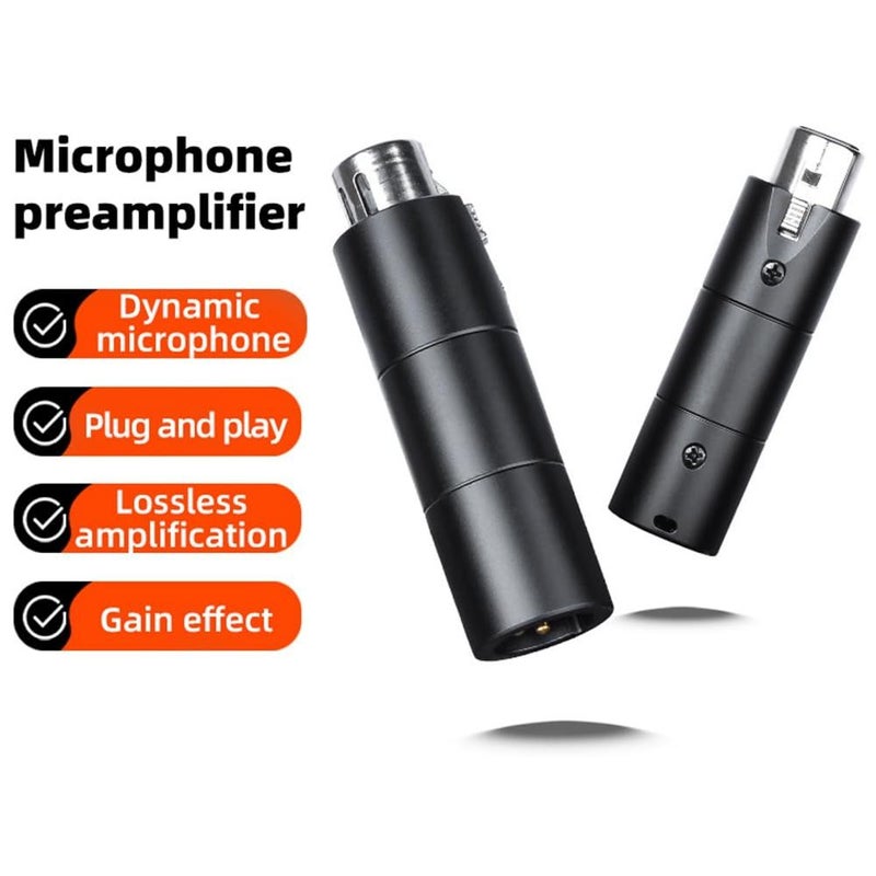 DM3 Dynamic Microphone Mic Amplifier Speech Recording Preamplifier 28DB Gain Stage Lossless Sound Quality For Live - Image 4