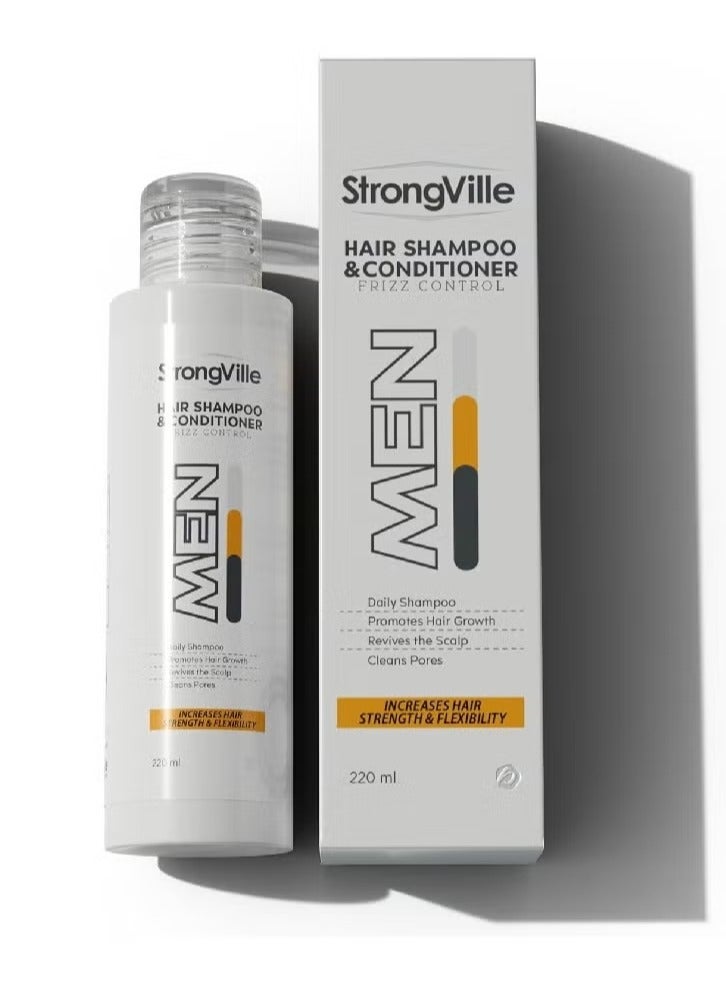 Hair shampoo and conditioner men 220 ml