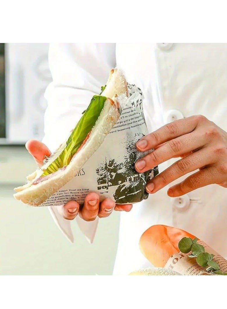 لفافه ورق زبده - لفافة ورق الخبز غير اللاصقة الفاخرة - مقاومة للحرارة والماء والدهون للطهي والشواء والبخار والقلي بالهواء - 30 سم × 1000 سم ضرورية للمطبخ - Image 3