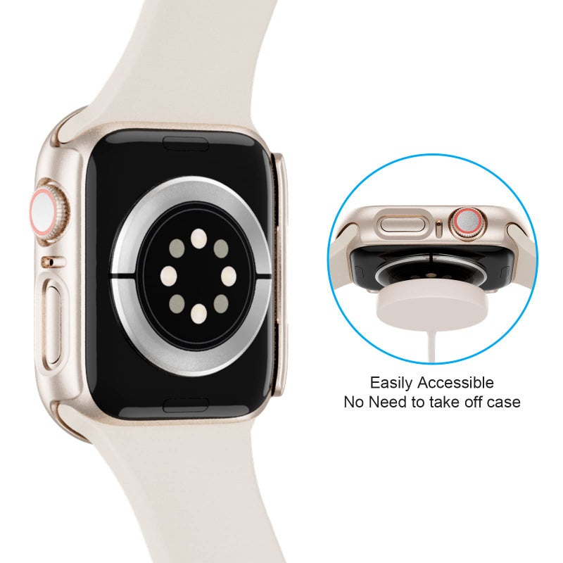 BHARVEST 10 Pack Case for Apple Watch Series 3/2/1 42mm with Tempered Glass Screen Protector, BHARVEST High Definition Scratch Resistant Hard PC Bumper Cover for Apple Watch Accessories (10 Colors, 42mm) - Image 5