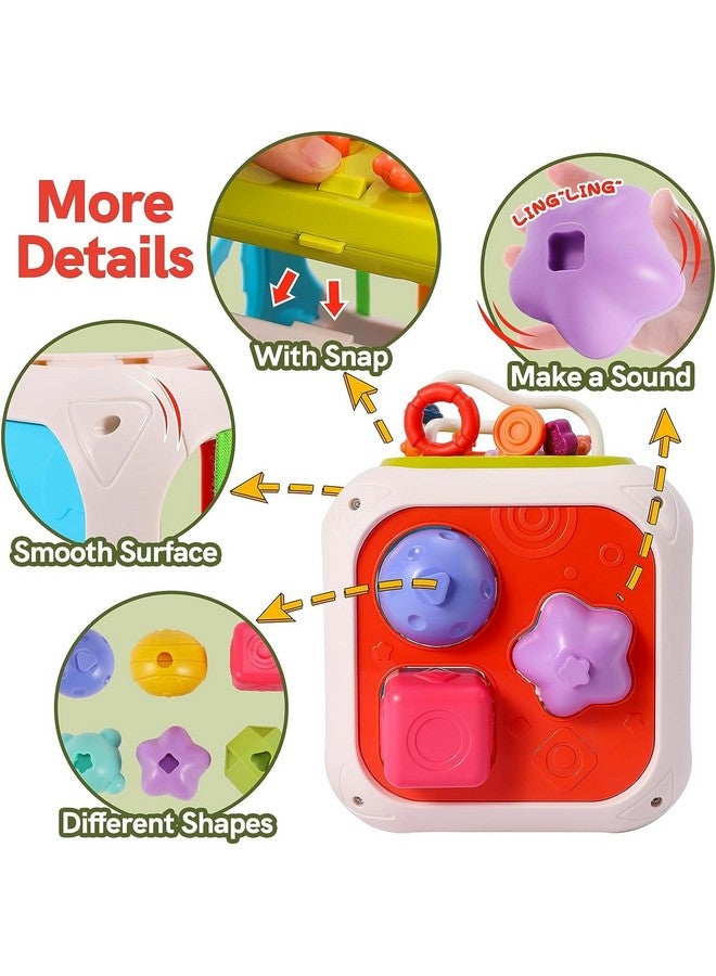 Prime Deals Montessori Toys 7 in 1 Baby Sensory Toys for Kids Educational Learning Shape Sorter Activity Stacking Toy Baby Shape Sorting Toys Interactive Toy Fine Motor Skill Developmental, Multicolor - Image 4