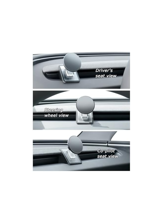 Green Tiger Phone Mount for Tesla Model 3 Highland Model Y Juniper 2025, Magnetic Phone Holder for Tesla Model 3 Model Y Accessories 2025, Easy Installation for MagSafe, Compatible with iPhone 16 15 14 13 12 - Image 3