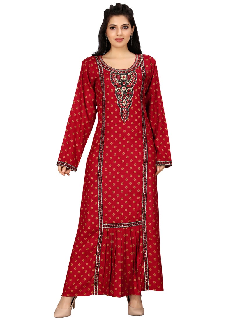Zainah Jalabiya Good and Perfectly Styled Women's Casual Dress  - Image 4