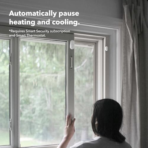 ecobee Smart Sensor for Doors & Windows 2 Pack - Wifi Contact Sensor for Home Security, Energy Savings - Compatible with Smart Thermostats - Temperature sensor, white - Image 5