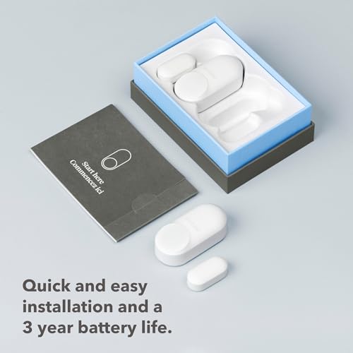 ecobee Smart Sensor for Doors & Windows 2 Pack - Wifi Contact Sensor for Home Security, Energy Savings - Compatible with Smart Thermostats - Temperature sensor, white - Image 2