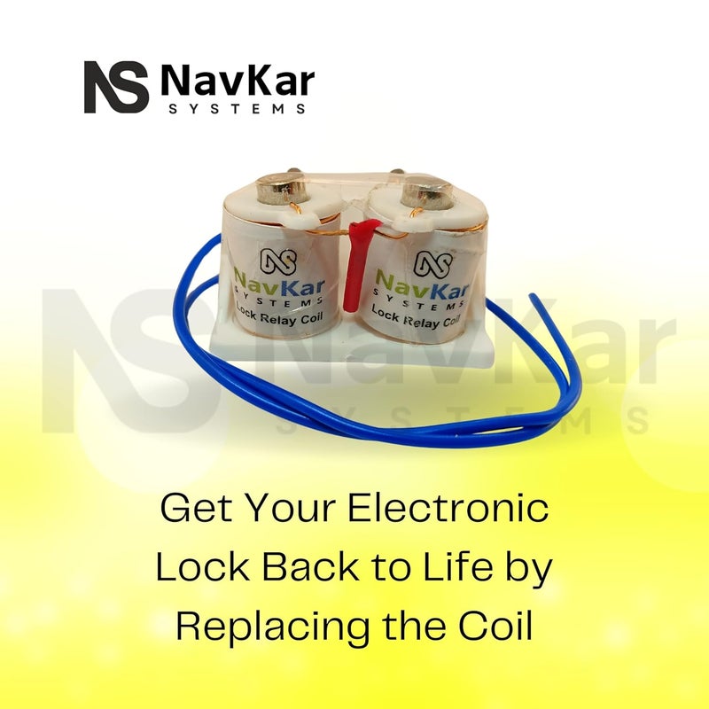 NAVKAR SYSTEMS NAVKAR Systems Universal Coil Compatible for ALBA Ozone LINC Plus SECUREYE Electronic Door Locks Silve  - Image 5
