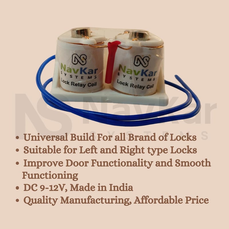 NAVKAR SYSTEMS NAVKAR Systems Universal Coil Compatible for ALBA Ozone LINC Plus SECUREYE Electronic Door Locks Silve  - Image 2