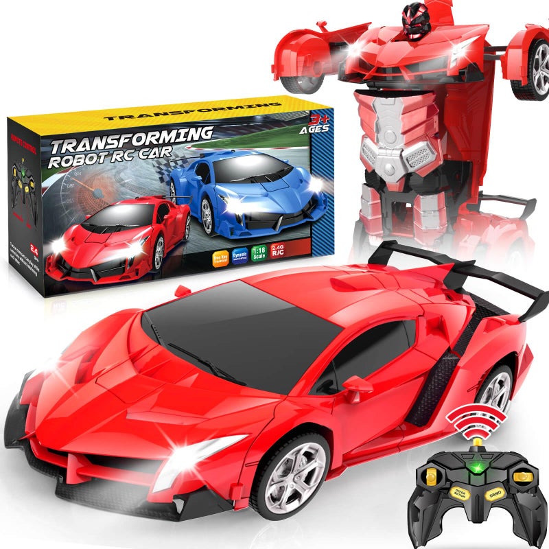 Dolanus Remote Control Car Transform Robot RC Cars Toys for Ages 57 Kids Toys 4 Year Old Boy Toys Toys for 3 4 5 6 7 8 10 12 Years Old Boy Gifts for Boys Kids Toddlers Birthday - Image 2