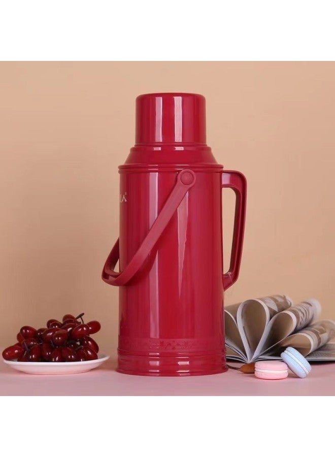 Thermos Household Plastic Thermos Large Capacity Thermos Glass Liner Bottle For Students-Color:1866 Ink Gray-Capacity:Only The Shell Does Not Include The Inner Tank  - Image 2