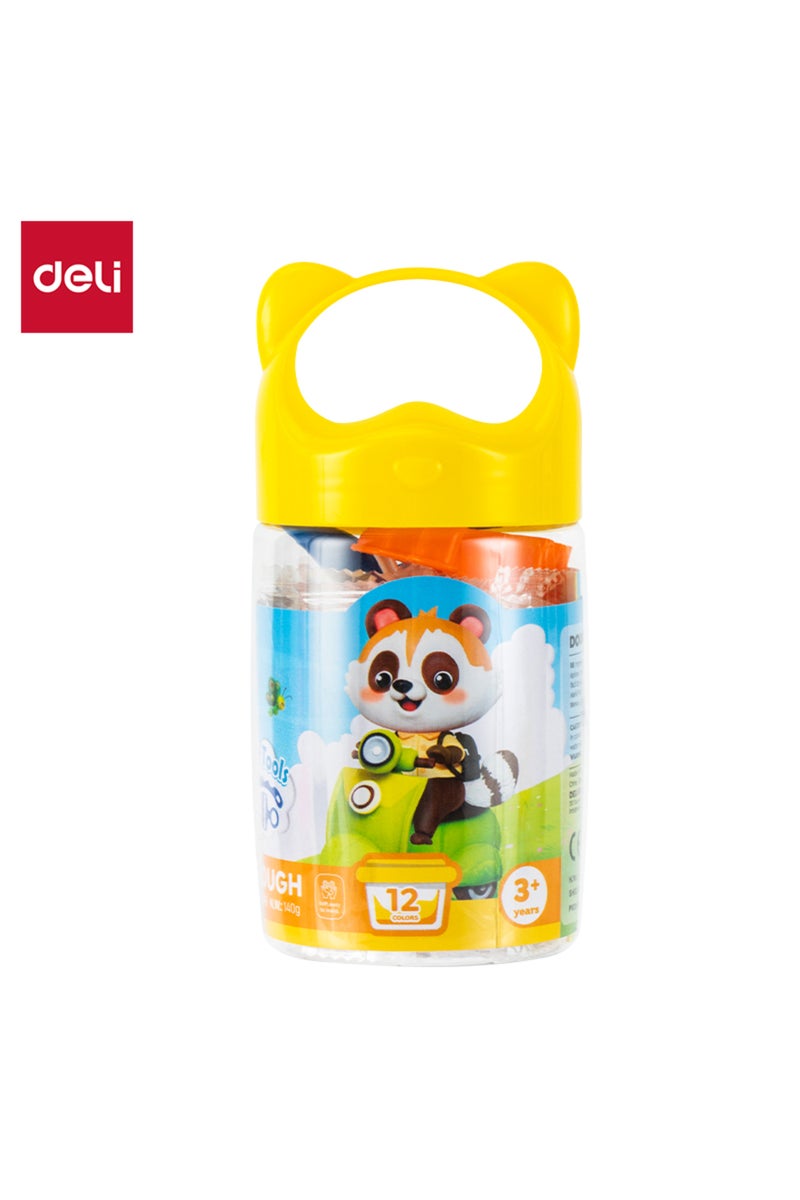 Deli ED75246 Dough 12 colors - ideal for creative play - Image 1