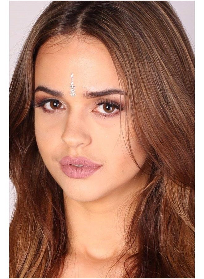 KARIZMA - Gigi Silver Bindi ✮ Crystal Indian Bindi Face Jewels Silver Packet - Image 1