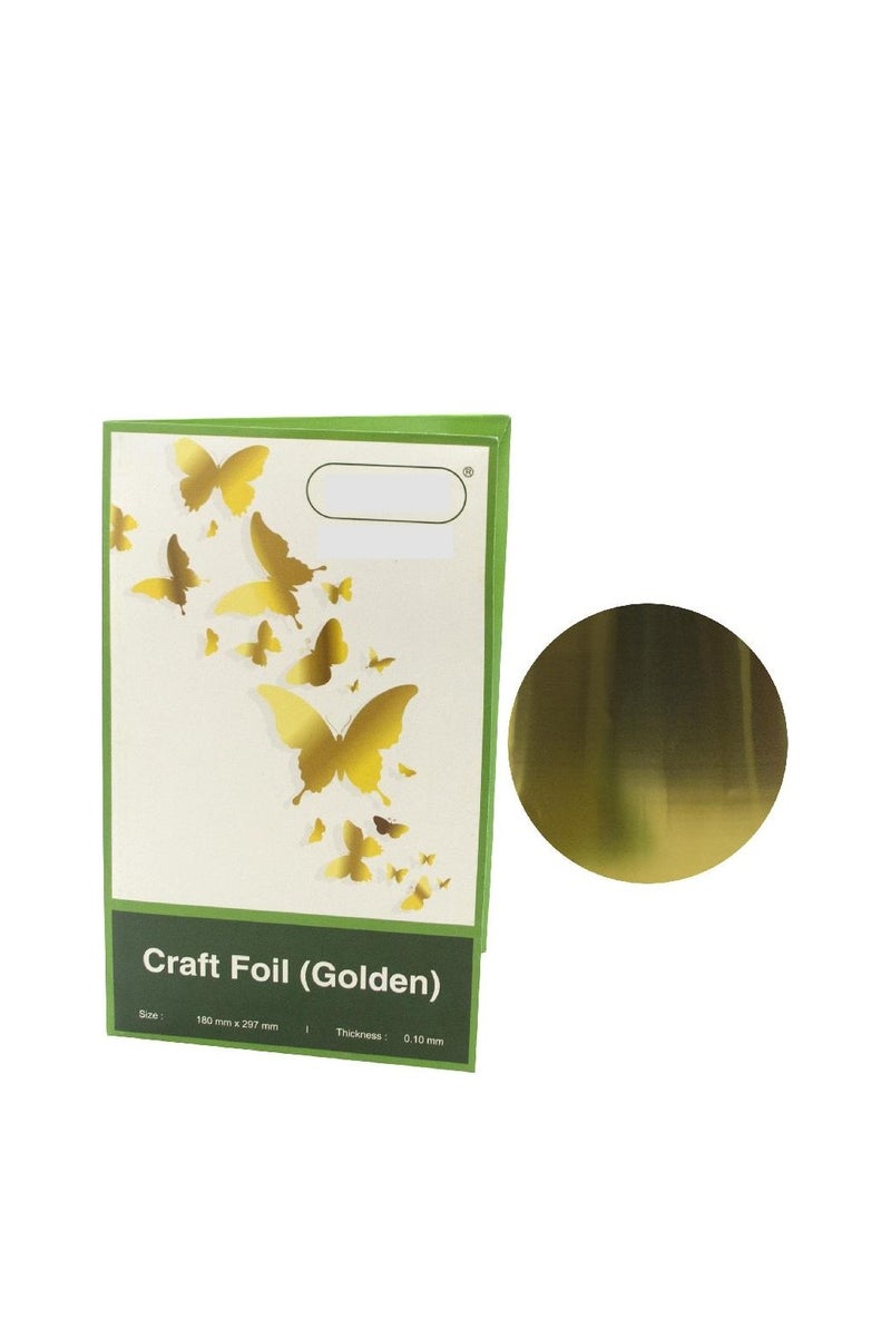 ورق فني حرفي .10 مم ذهبي