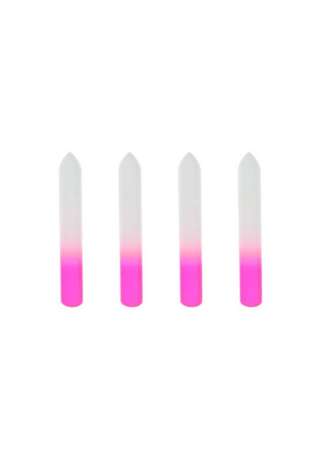 SIUSIO 20Pk 3.5 Inch Professional Czech Short Crystal Glass Baby Nail Files Buffer Mini Manicure Kit Set Gradient Rainbow Color For Nail Polishing The Best Emory Boards For Fingernail & Toenail Care - Image 3