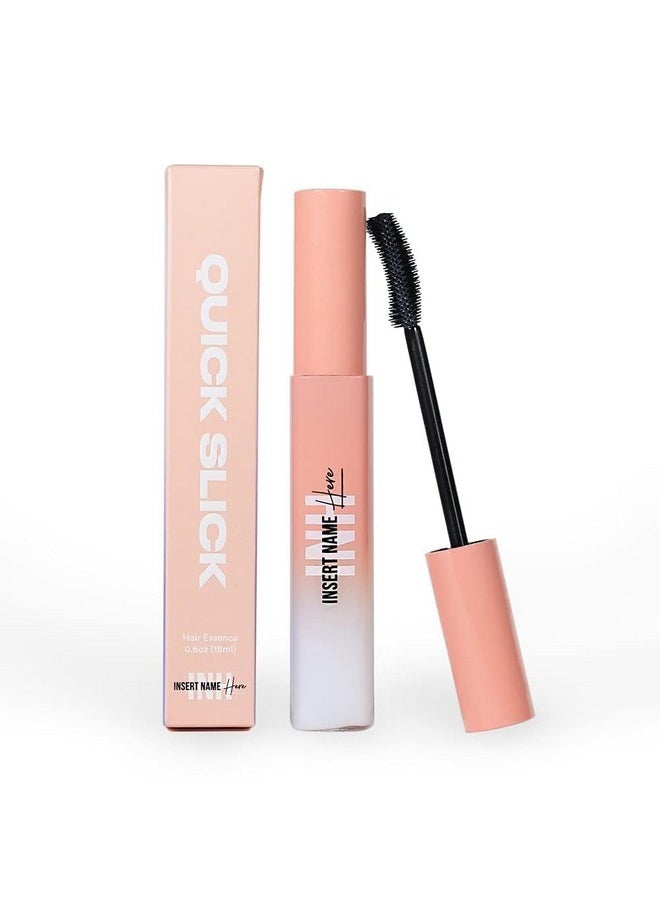 INH INH Hair Mascara for Flyaways | Quick Slick Hair Finishing Stick for Flyaways, Frizz Control, & Slick Back Look | Non Greasy & Non Comedogenic Smoothing Serum & Frizz Tamer Wand | Peach Tart, 18ml  - Image 1