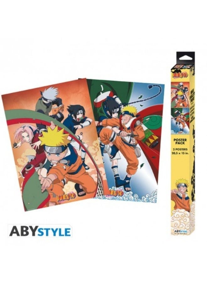 Abysse Naruto Shippuden 52X38 cm Set 2 Chibi Posters Team 7  by Abysse