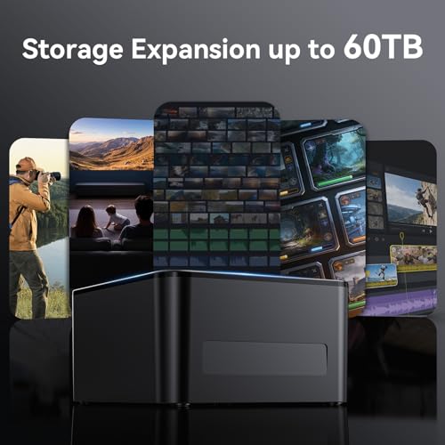 CENMATE 3 Bay Hard Drive Enclosure for 2.5“/3.5" SATA HDD/SSD with USB A/C 3.0, Hard Drive Enclosure Support Hot Swappable, Tool-Free HDD Enclosure - Image 2
