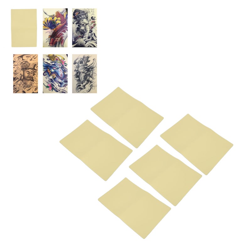 5pcs Thick Tattoo Practice Skin Blank Fake Supplies Double Available for Makeup Eyebrows - Image 2