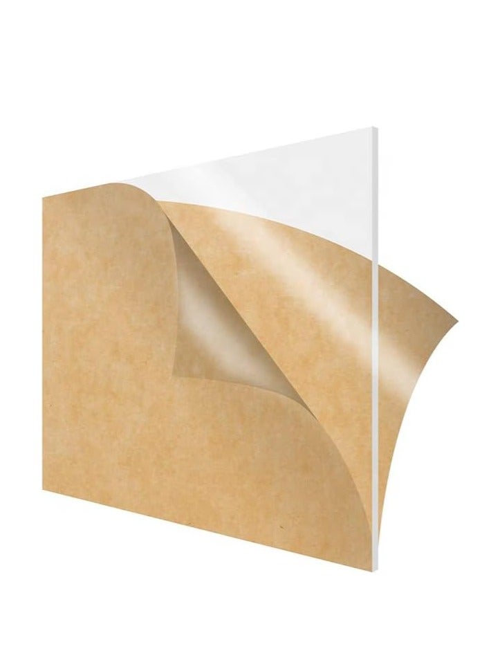 Acrylic Sheet 3mm 12"x12", 1/8" Thick 1-Pack